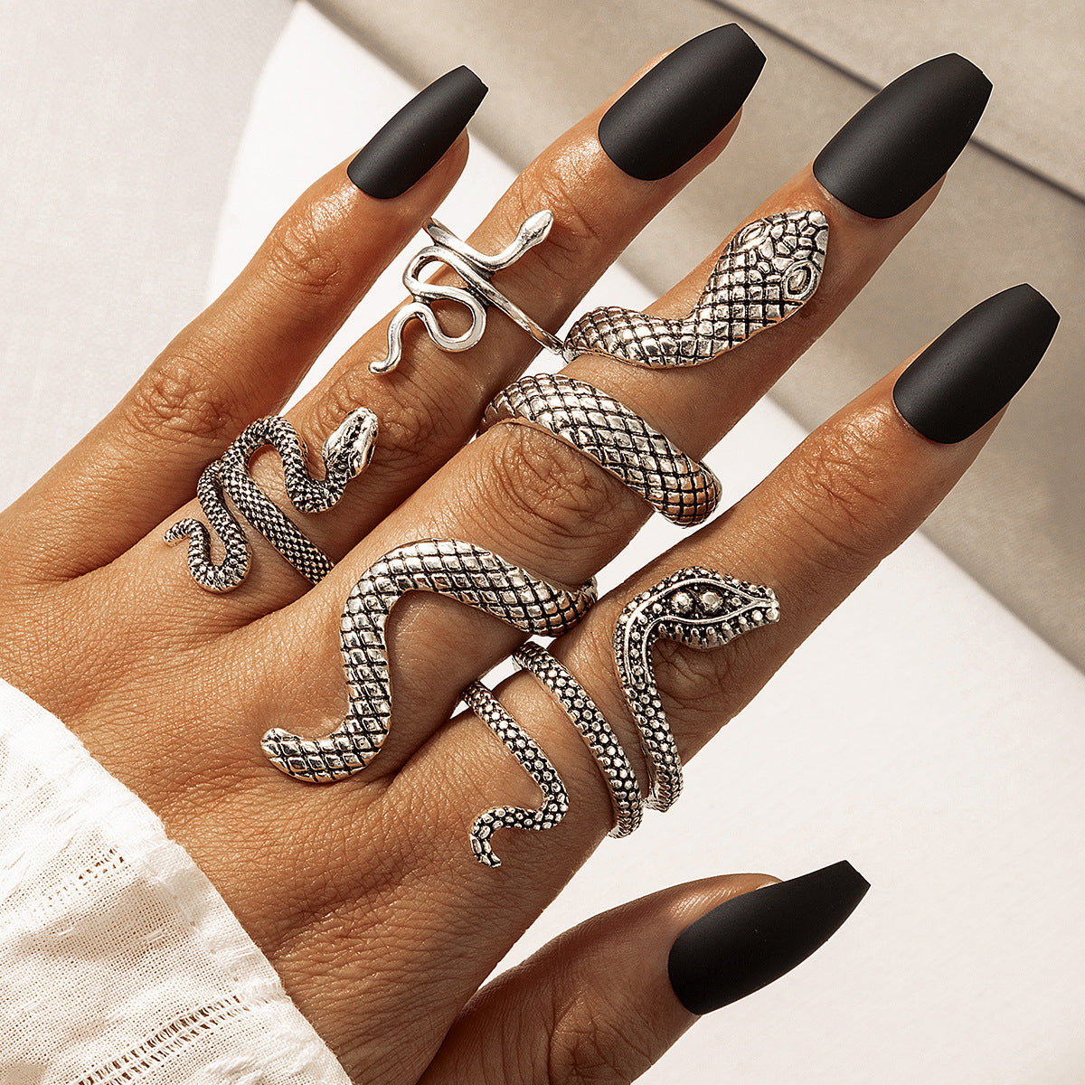 "Boho Snake"- Bohemian Rings
