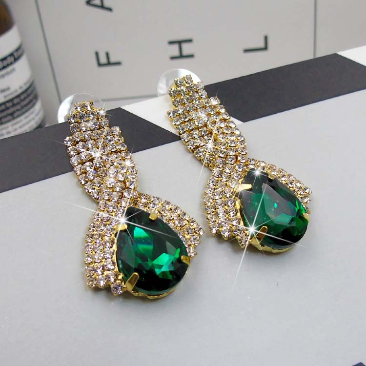Evening Crystal Drop Earrings