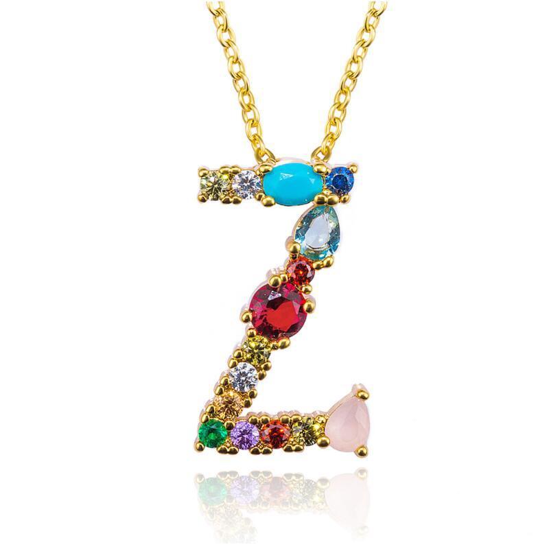 Bedazzled Letter Necklace