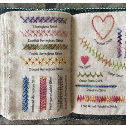 DIY Embroidery Linen Book