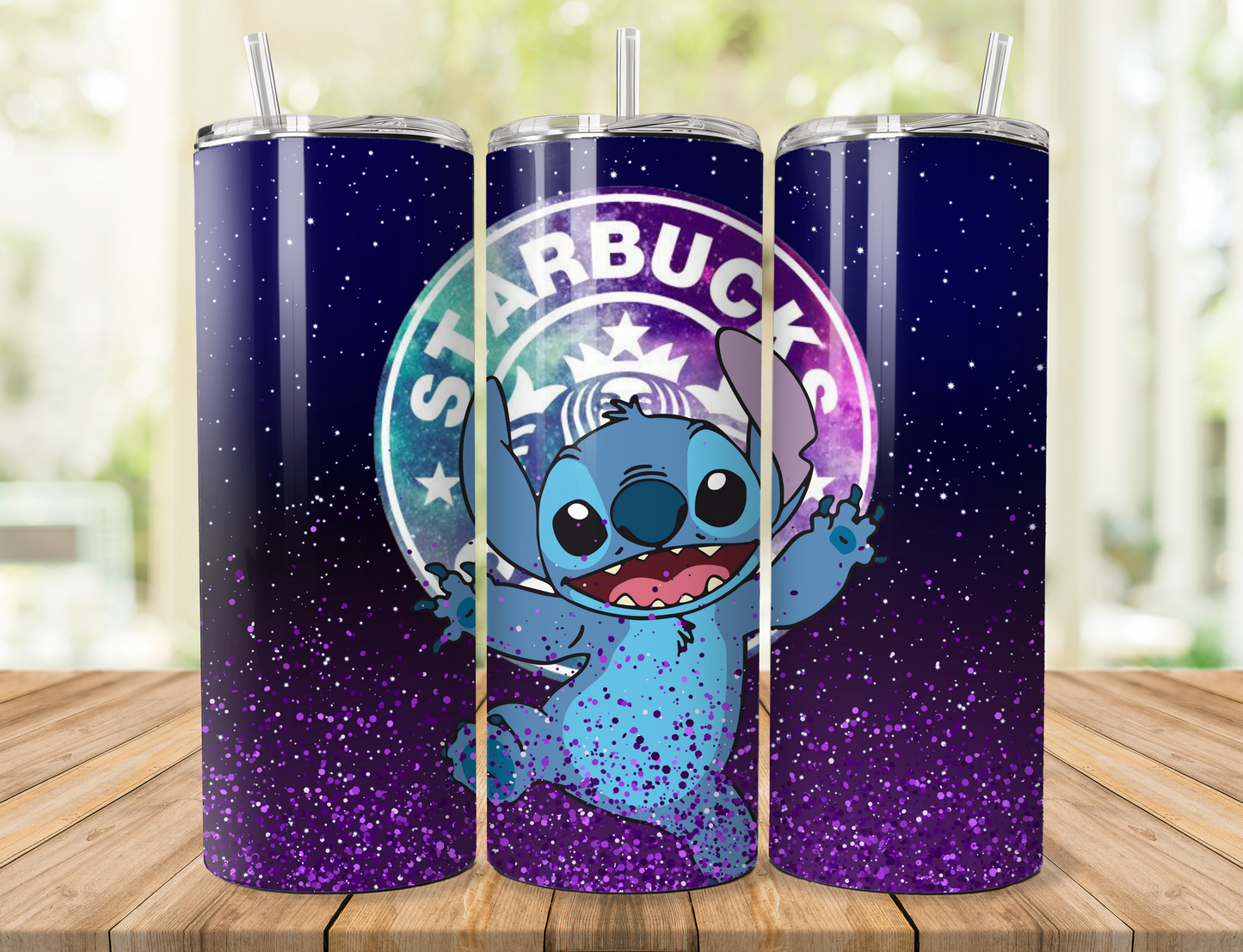 "Stitch Bucks" - 20 oz. Skinny Stainless Steel Tumbler