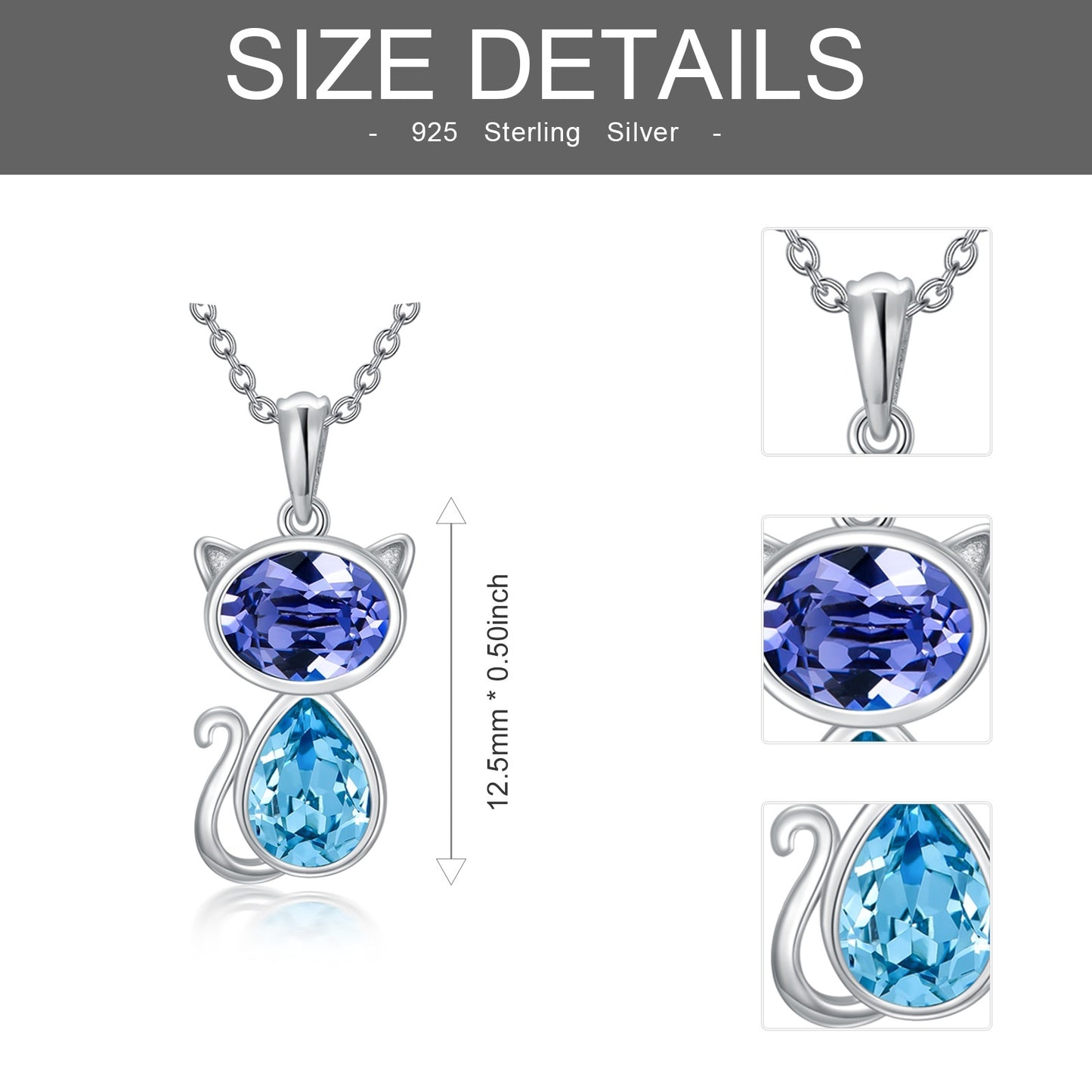 "Purr-fect" - Crystal Cat Necklace