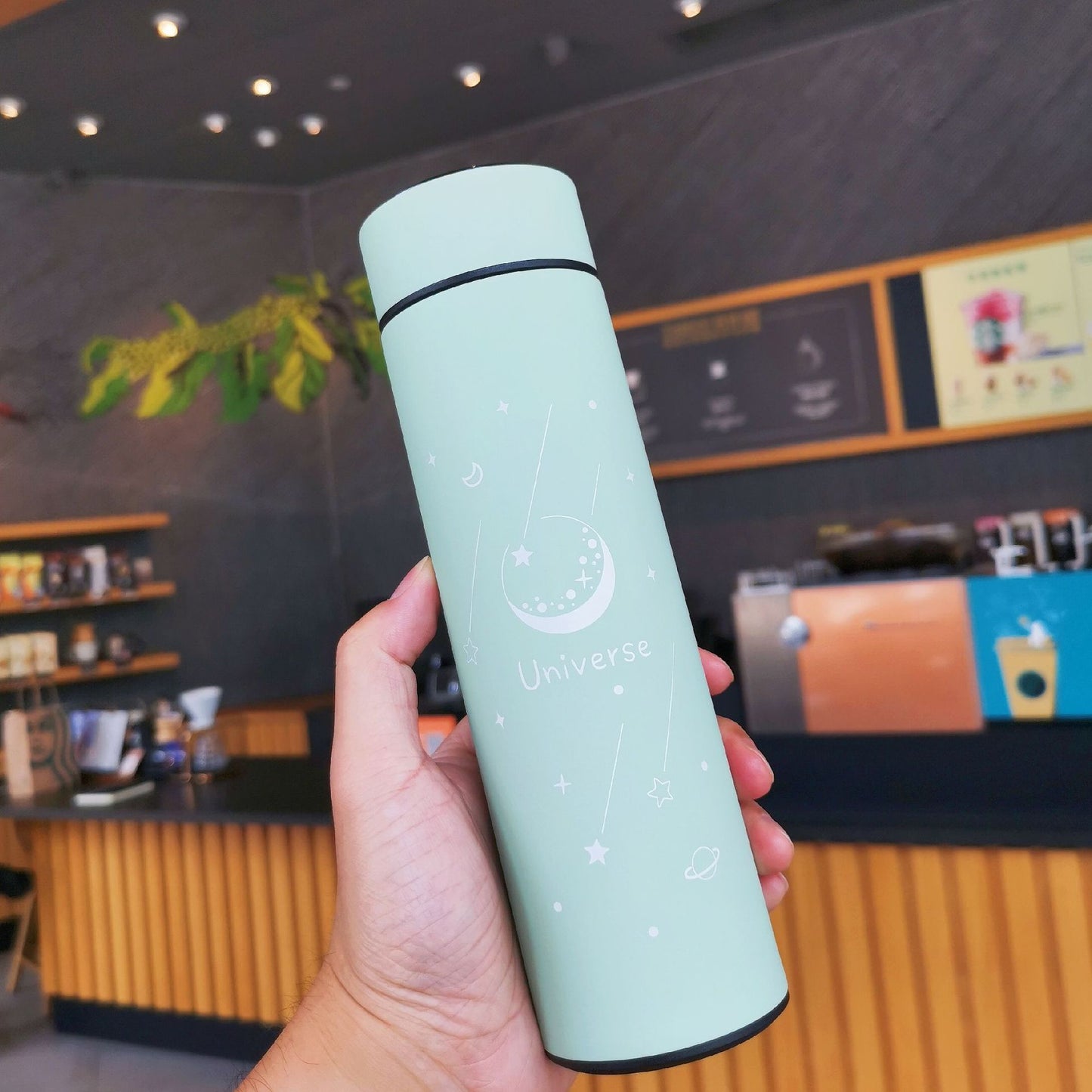 "Smarter than My Tumbler" Smart Temperature Measurement Stainless Steel Cup