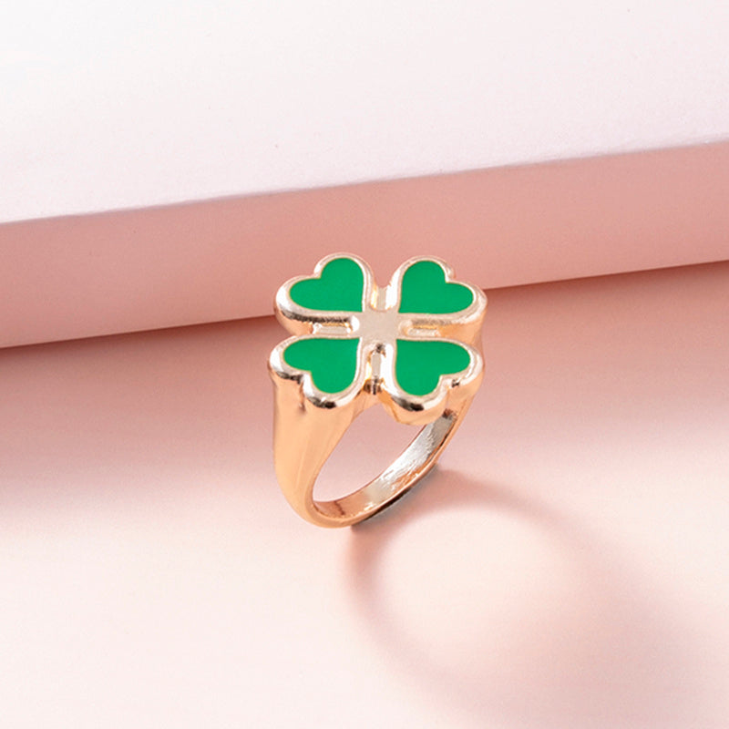 "Forever Lucky" - Four-leaf Clover Rings