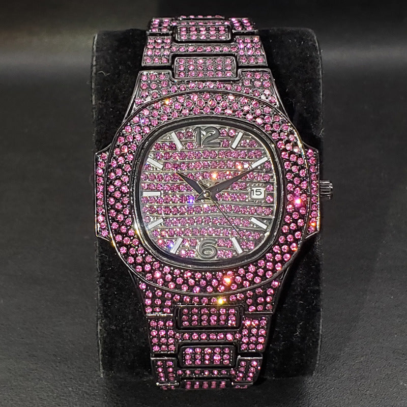 Full Diamond Alloy Watch