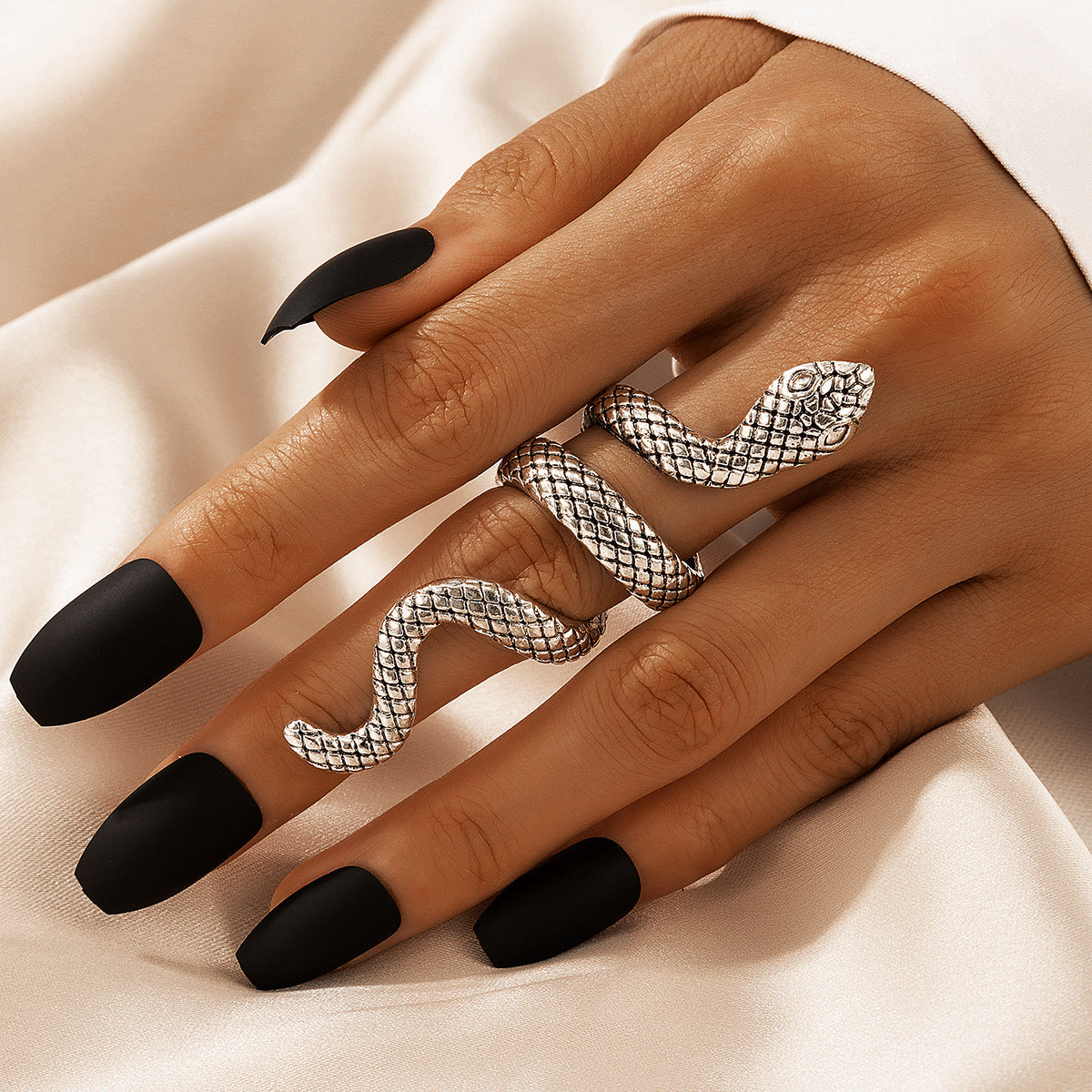 "Boho Snake"- Bohemian Rings