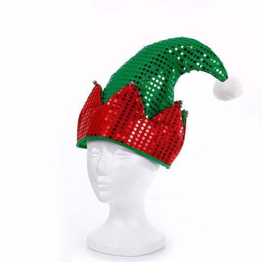 Sequins Christmas Elf Hat