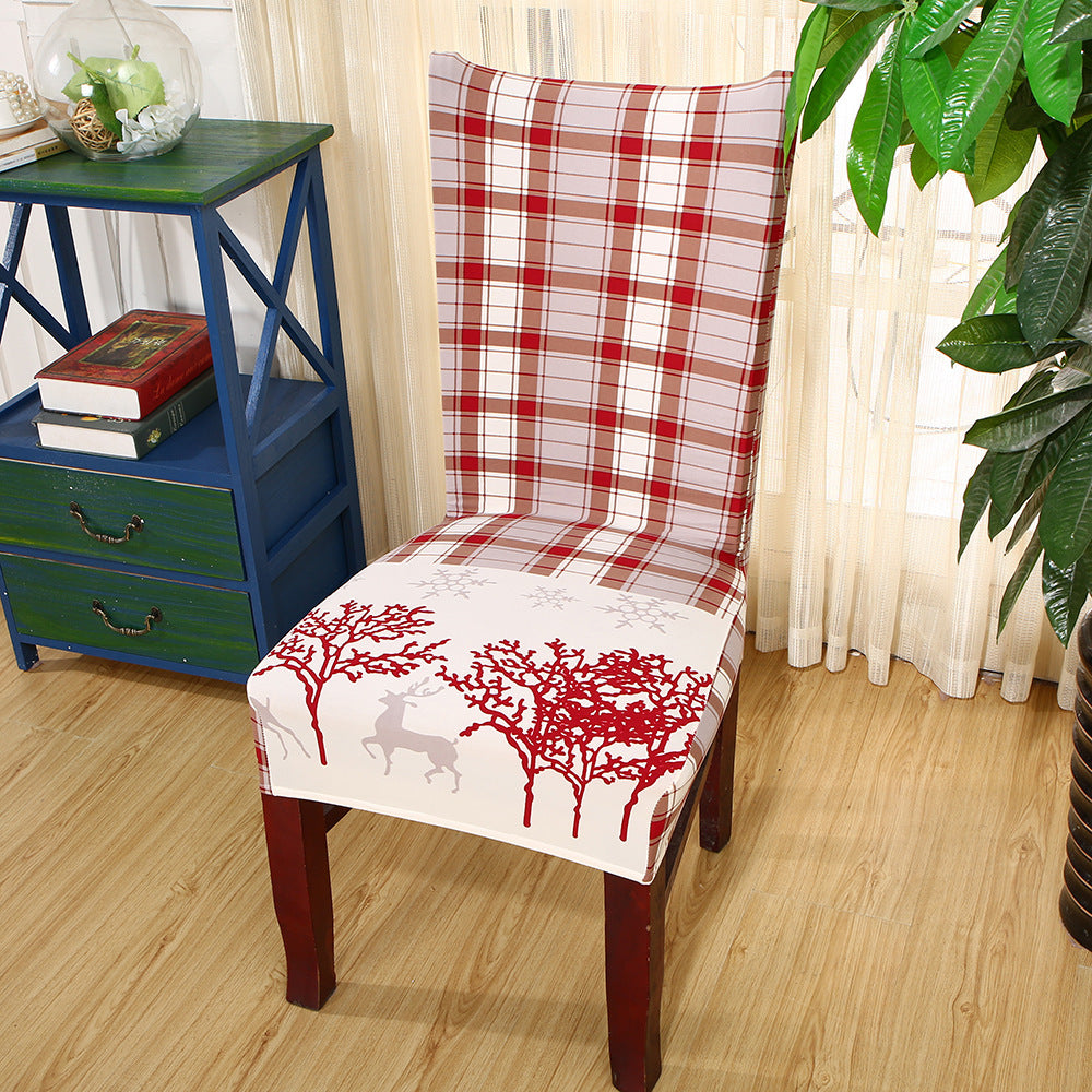 Universal Elastic Christmas Chair Cover