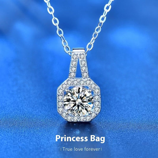 "Precious Diamond" - Moissanite S925 Sterling Silver Necklace