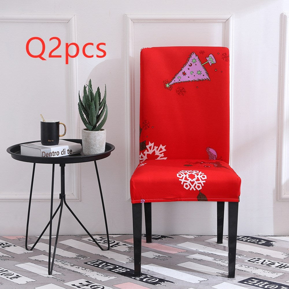 Universal Elastic Christmas Chair Cover
