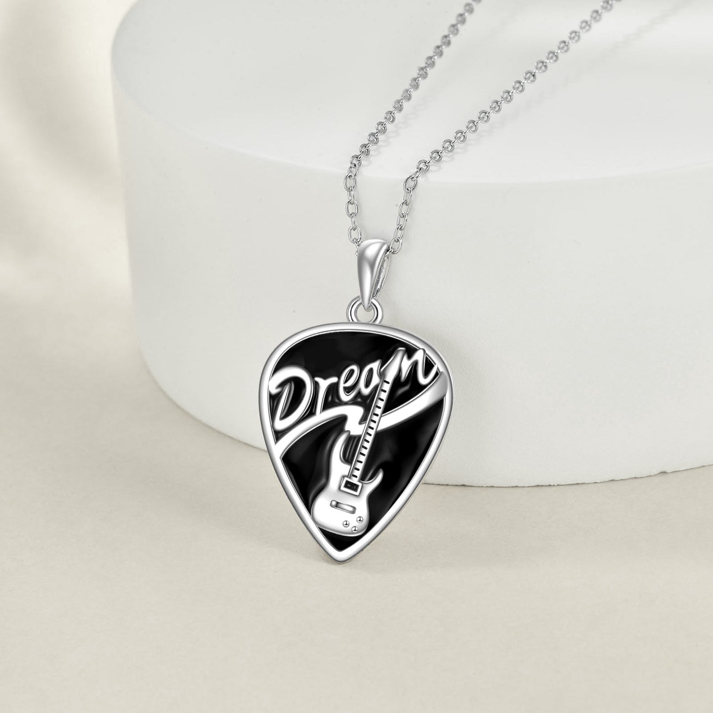 "Dream On" -  Music Guitar Necklace