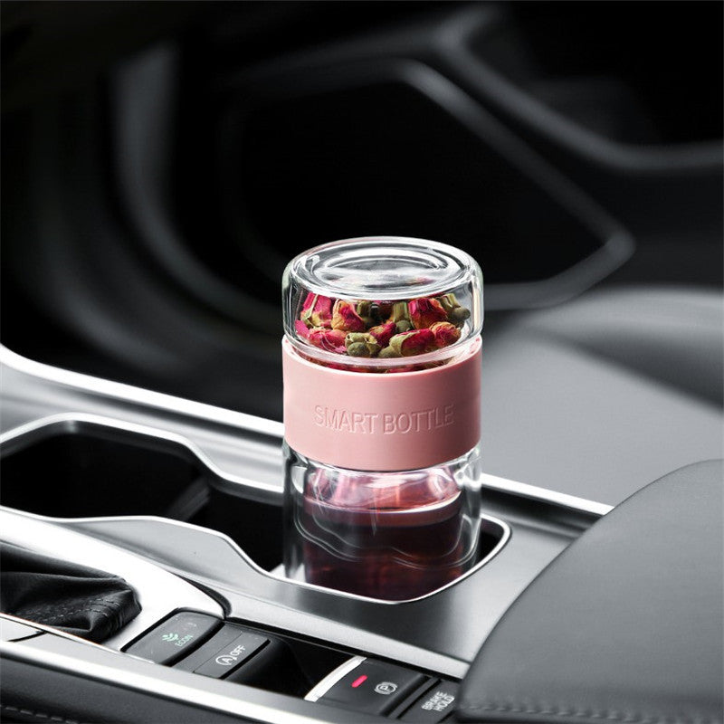 "Tea Water Bottle" - Portable Travel Drinkware