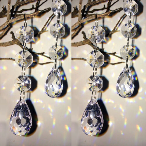 Christmas Crystal Drop Pendant Decorations