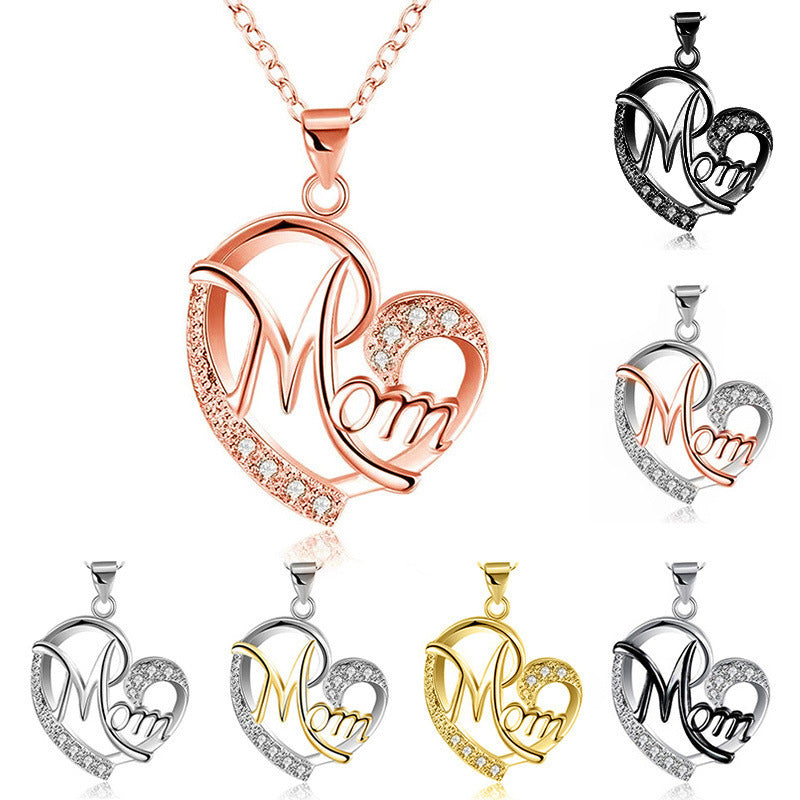 "Cherish Mom" - Multicolored Mom Necklaces