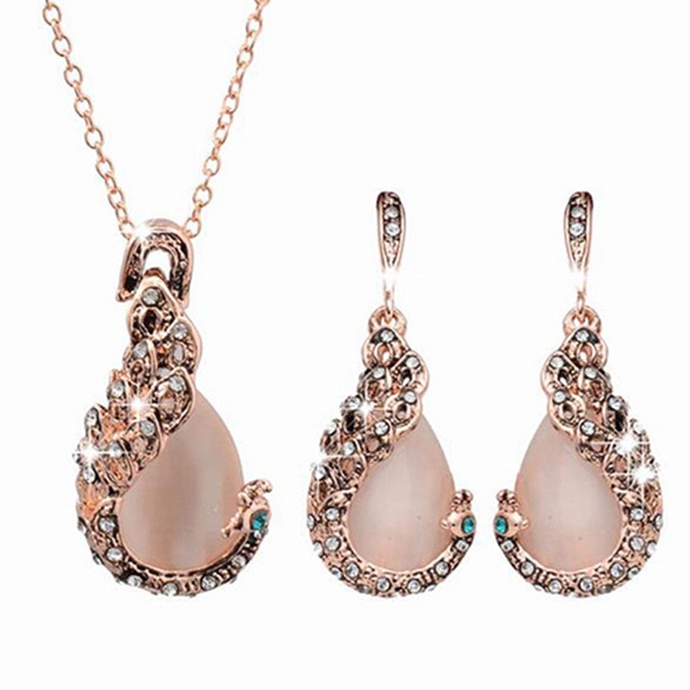 "Beautiful Tears" - Water Drop Rhinestone Jewelry Set