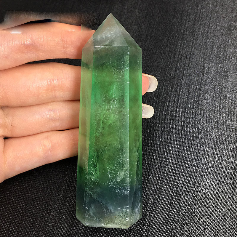 Hexagonal Natural Crystal Energy Column