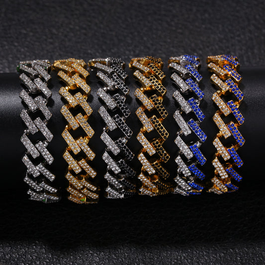 Cuban Chain Diamond Bracelet
