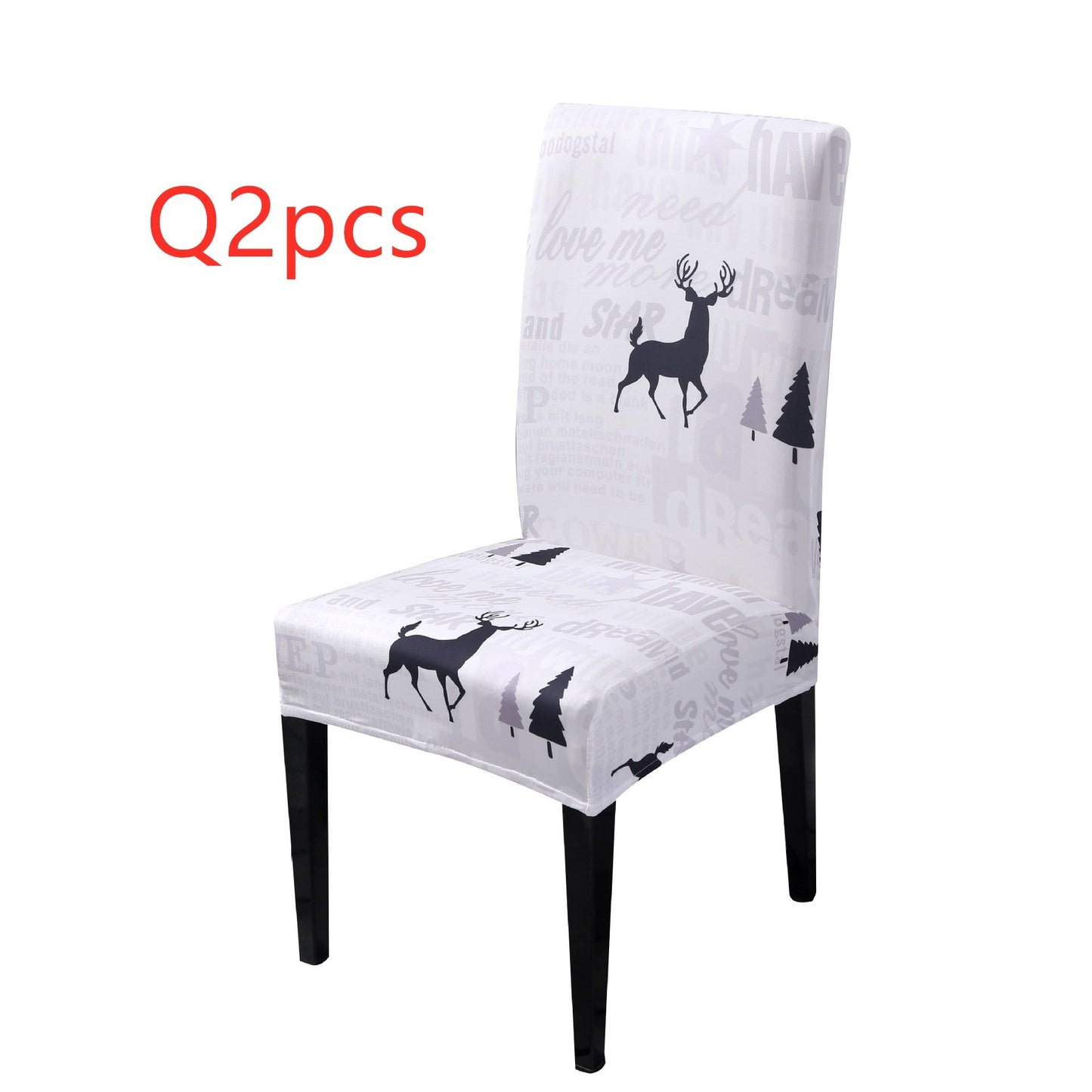 Universal Elastic Christmas Chair Cover