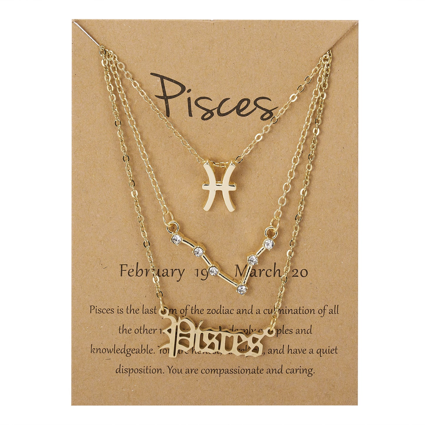 "Zodiacs of the Constellation" -  Necklaces