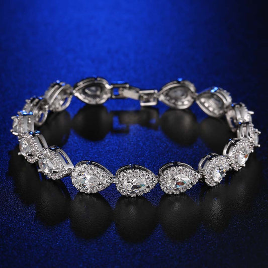 "Our Lady Diamond" - Sterling Silver Bracelet