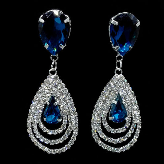Evening Crystal Drop Earrings
