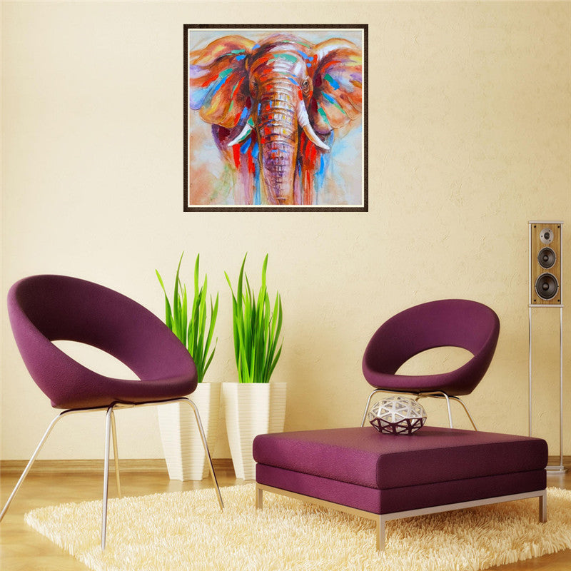 Colorful Elephant Diamond Painting