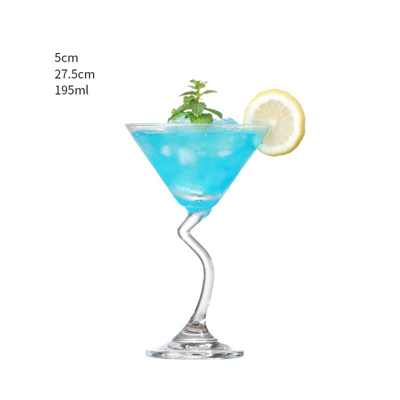 "Crazy Stemmed"-  Cocktail Glass