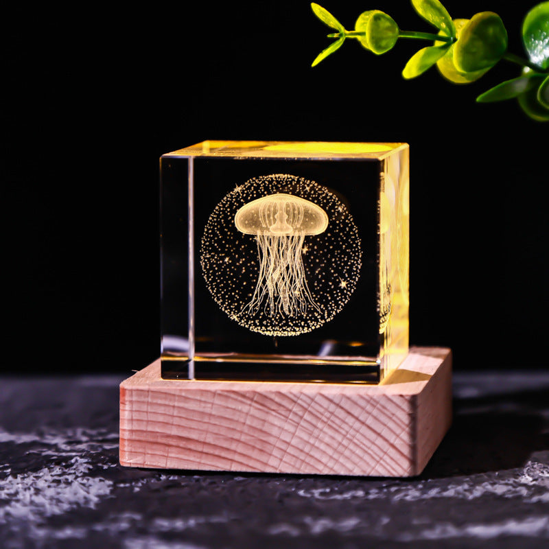 Crystal Cube Decoration Gift