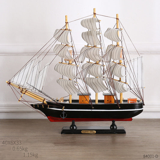 Crafted Ship Figurines for Home Decor
