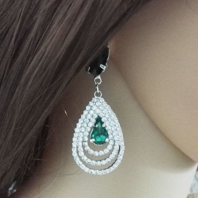 Evening Crystal Drop Earrings