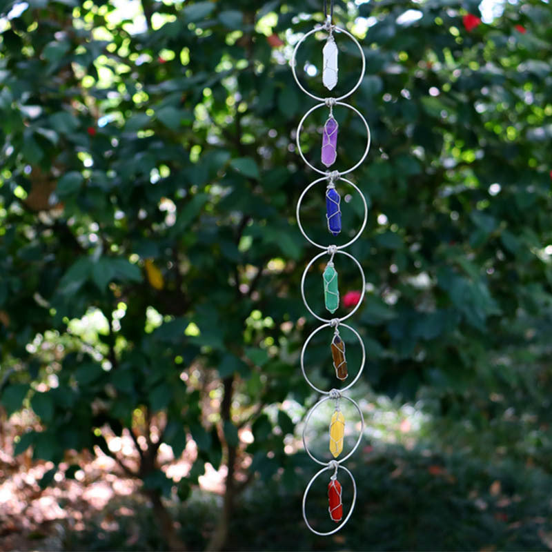 Chakra Stone Suncatchers for Garden