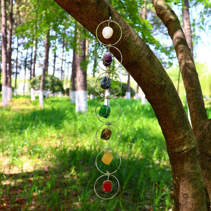 Chakra Stone Suncatchers for Garden
