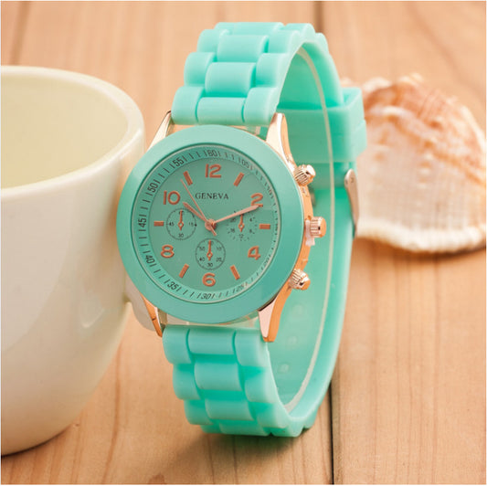 Geneva Jelly Silicone Quartz Watch