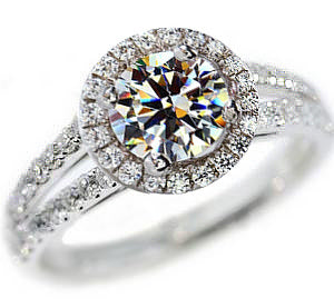 "Cherished Forever" - Sterling Silver Ring with Gems