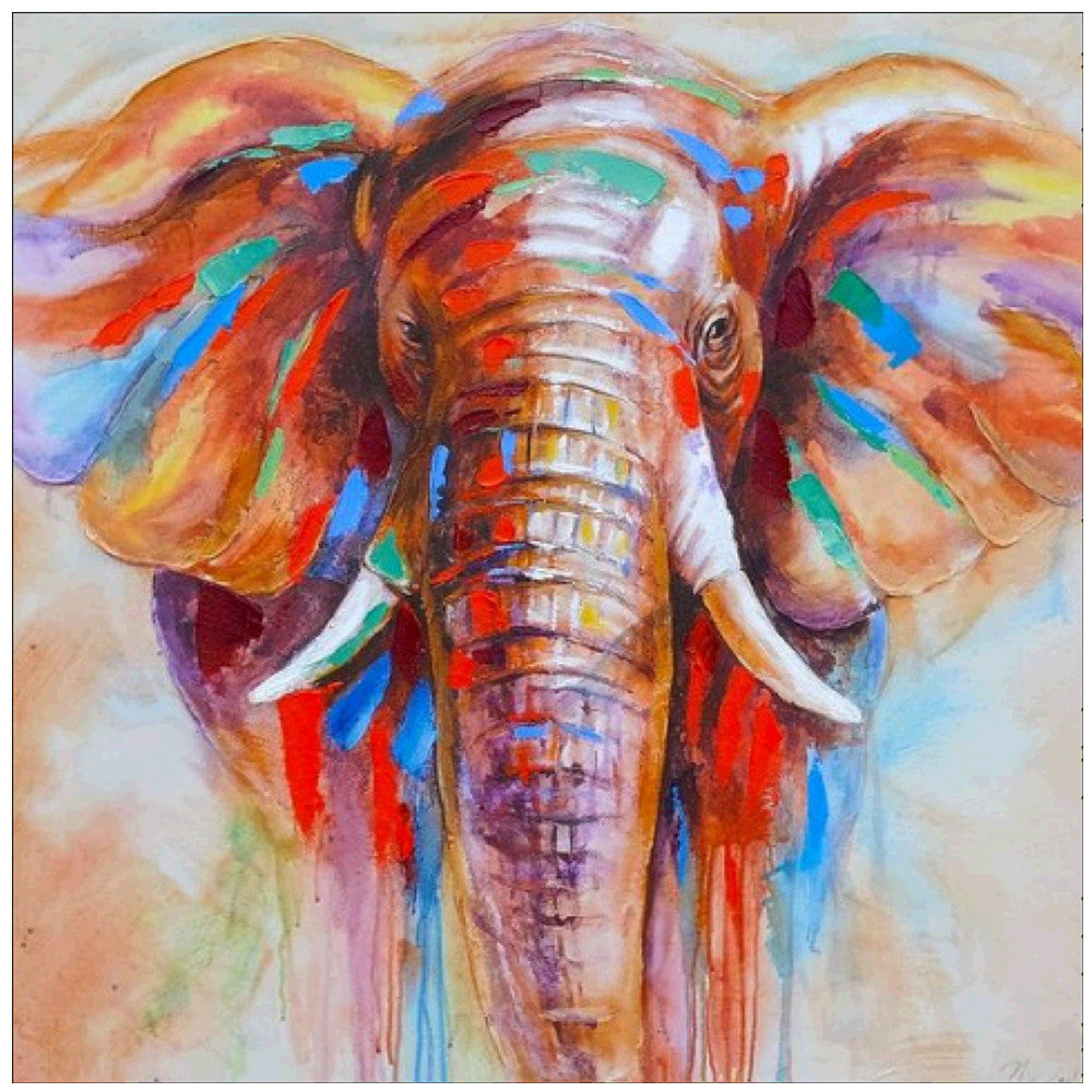 Colorful Elephant Diamond Painting