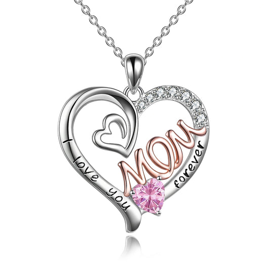 "I Love You Forever Mom" - Sterling Silver Necklace