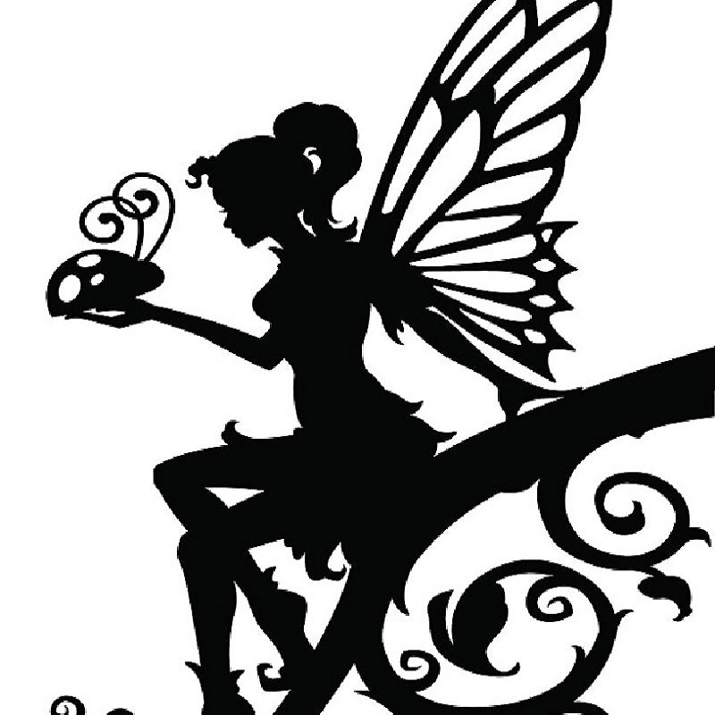 "She is a Fairy" -  Metal Garden Decor