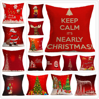 Festive Christmas Sofa Pillowcases