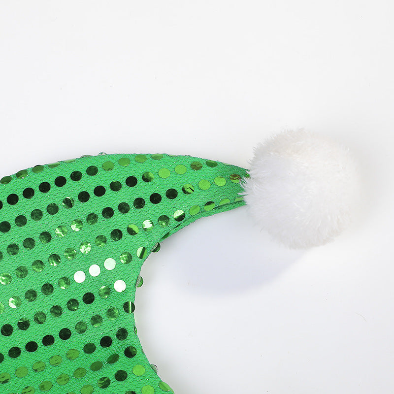 Sequins Christmas Elf Hat
