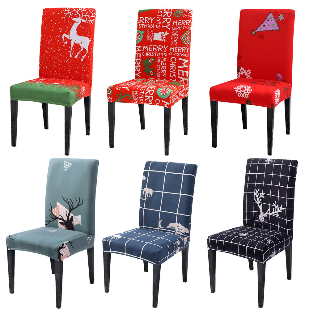 Universal Elastic Christmas Chair Cover