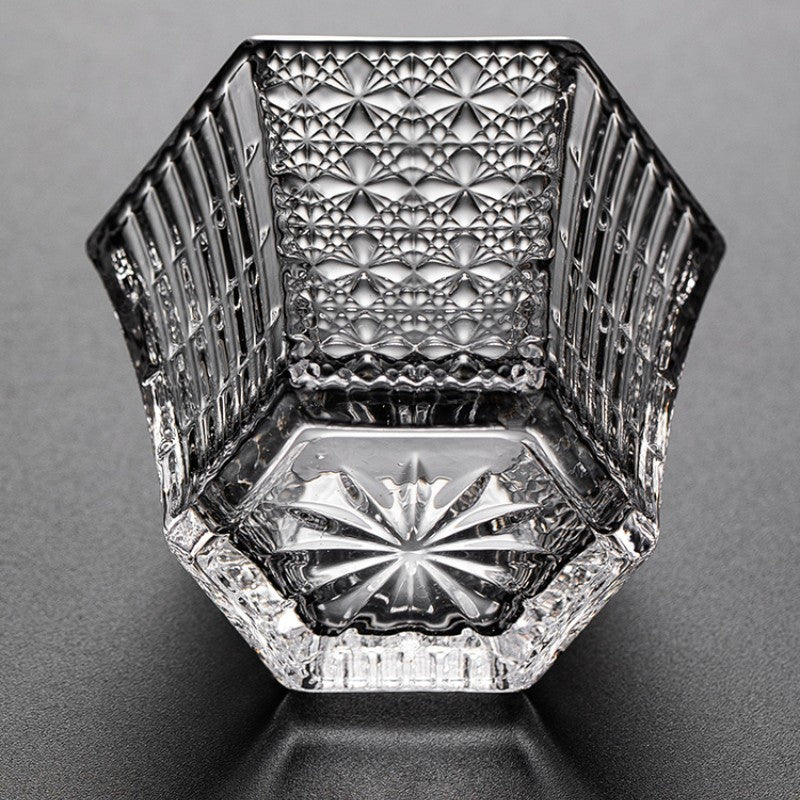 "Forget My Ex" - Hexagonal Crystal Shot Glass