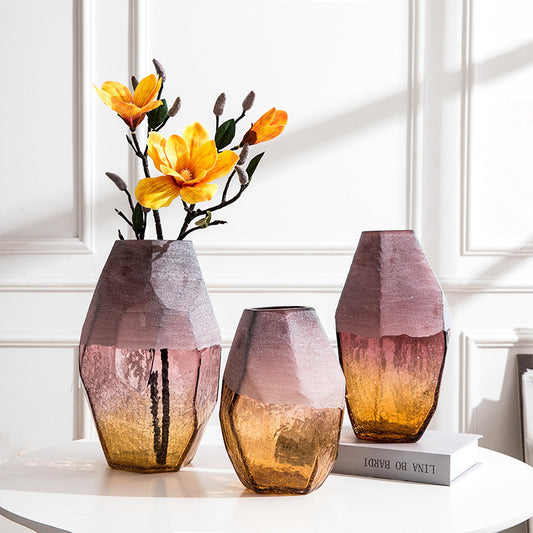 Handmade Colored Glass Vases