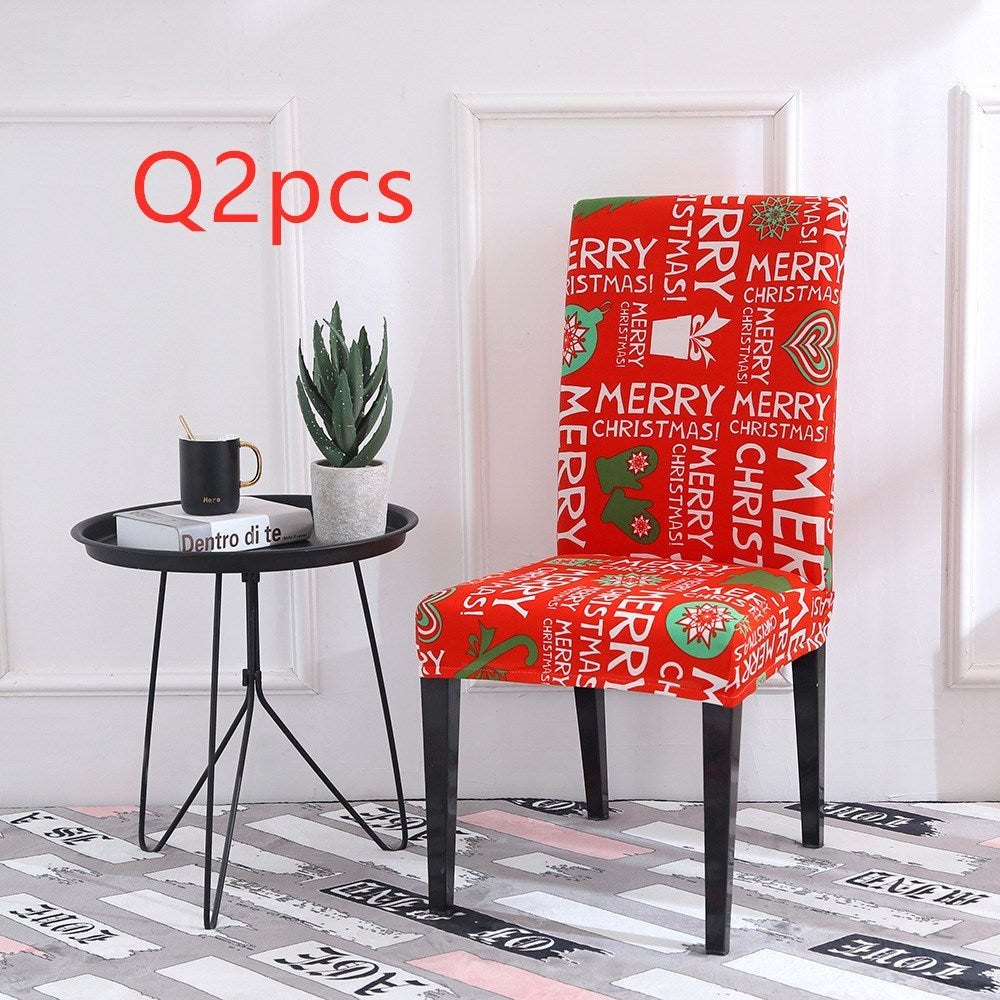 Universal Elastic Christmas Chair Cover