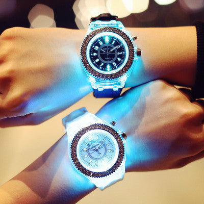 "Illustrious Light" - LED Geneva Quartz Luminous Watch