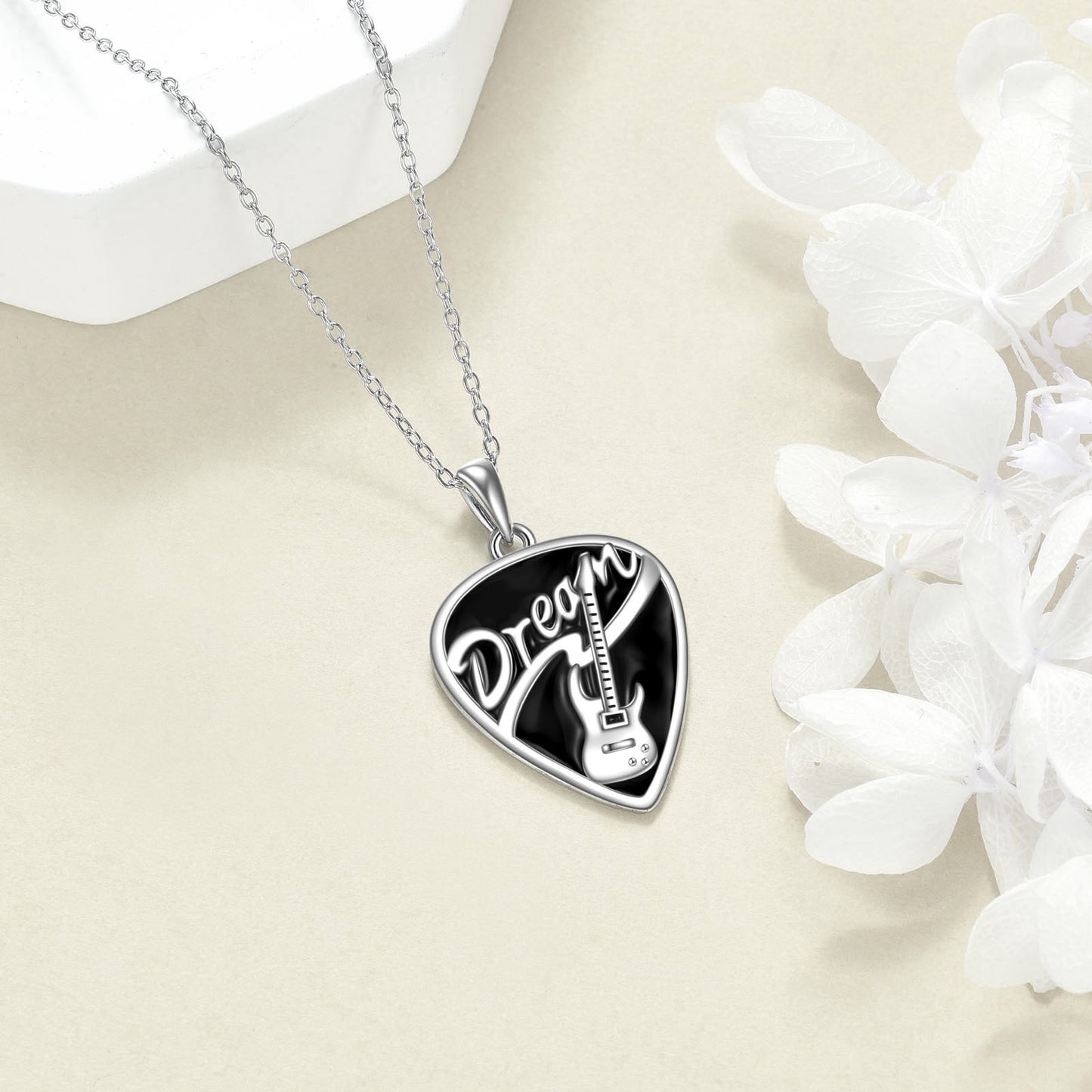 "Dream On" -  Music Guitar Necklace