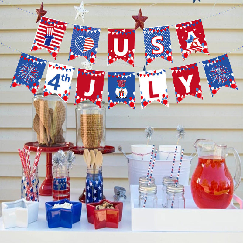 USA Independence Day Party Banners
