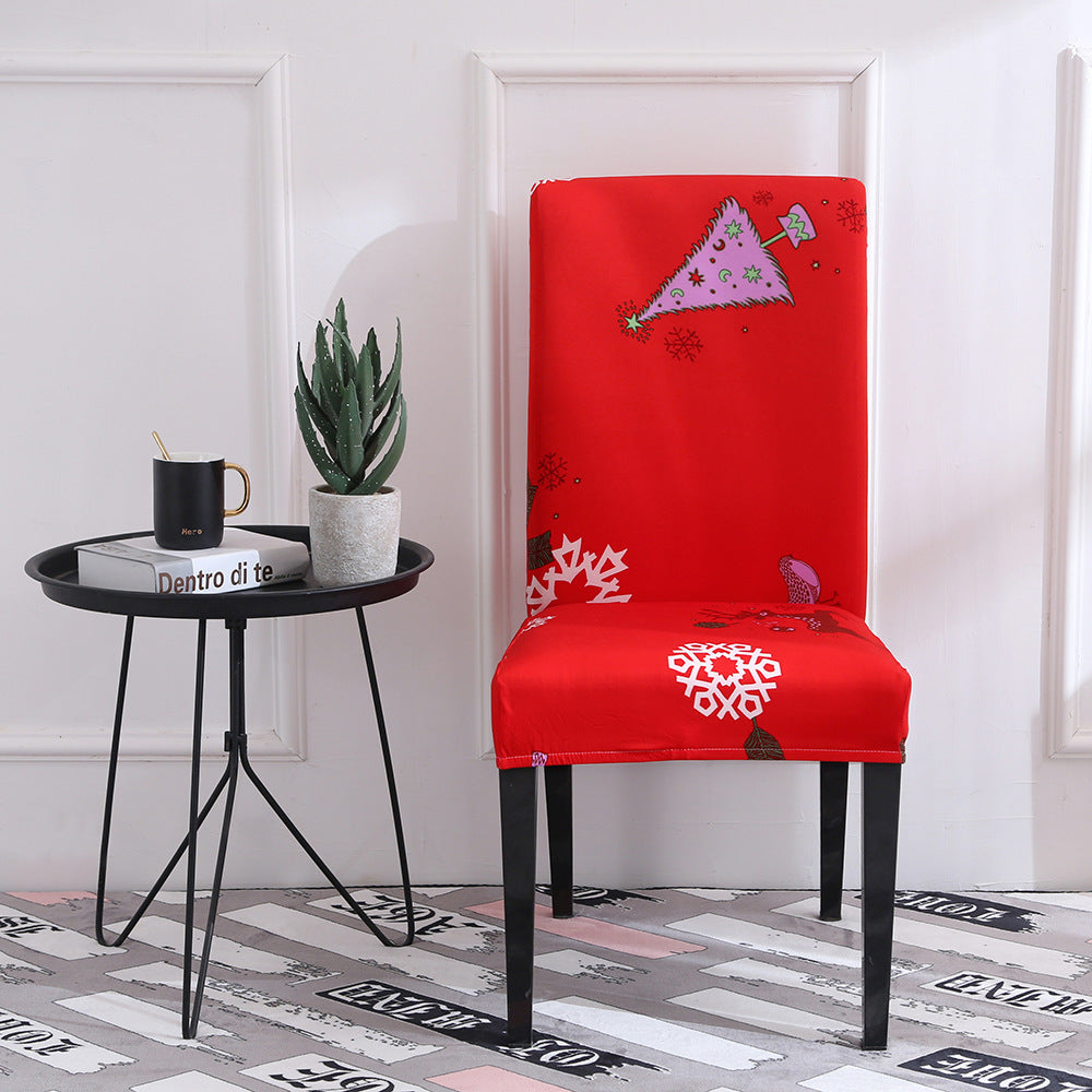 Universal Elastic Christmas Chair Cover