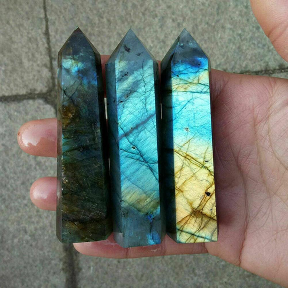 Natural Labradorite Healing Crystal Sculpture