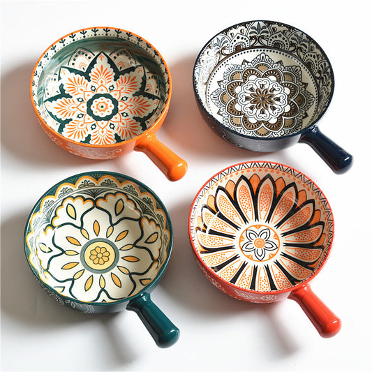 "Botanical Flower"- Fruit Salad Bowl