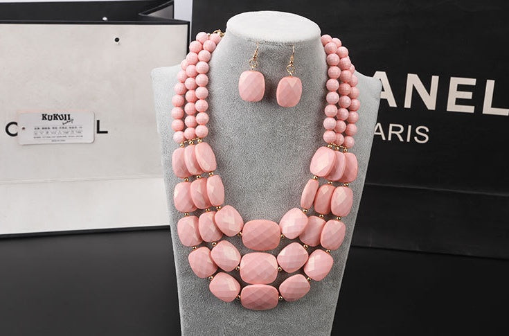 Cultural Beaded Jewelry Set